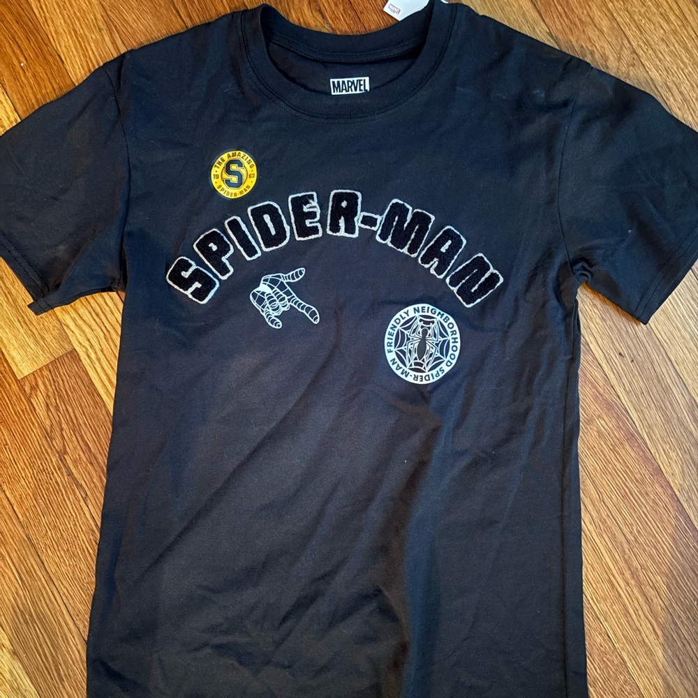 Marvel Black Spider-Man Kids Tee